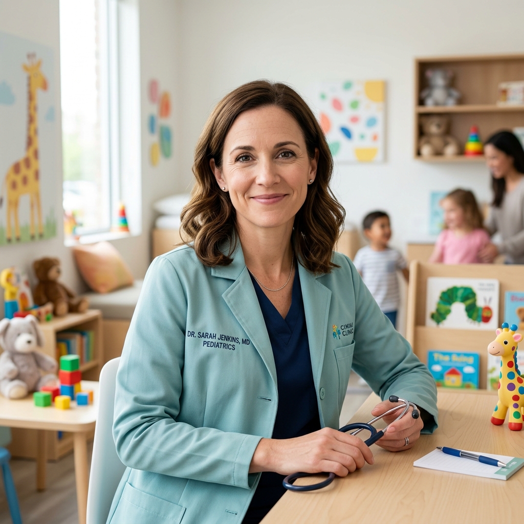 Dr. Sarah Jenkins, Lead Pediatric Specialist